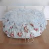 Rundes Hundebett im Landhausstil